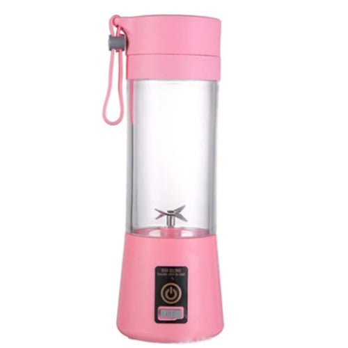 Portable Fruit Juice Cup USB Rechargeable  Electric 6 Blades Juicer Cup Machine Mini 380ml Blender Fruit Smoothie Food Juicer