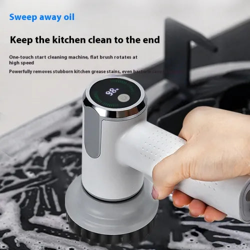 Electric Cleaning Brush – Cordless Rotating Scrubber for Home & Kitchen