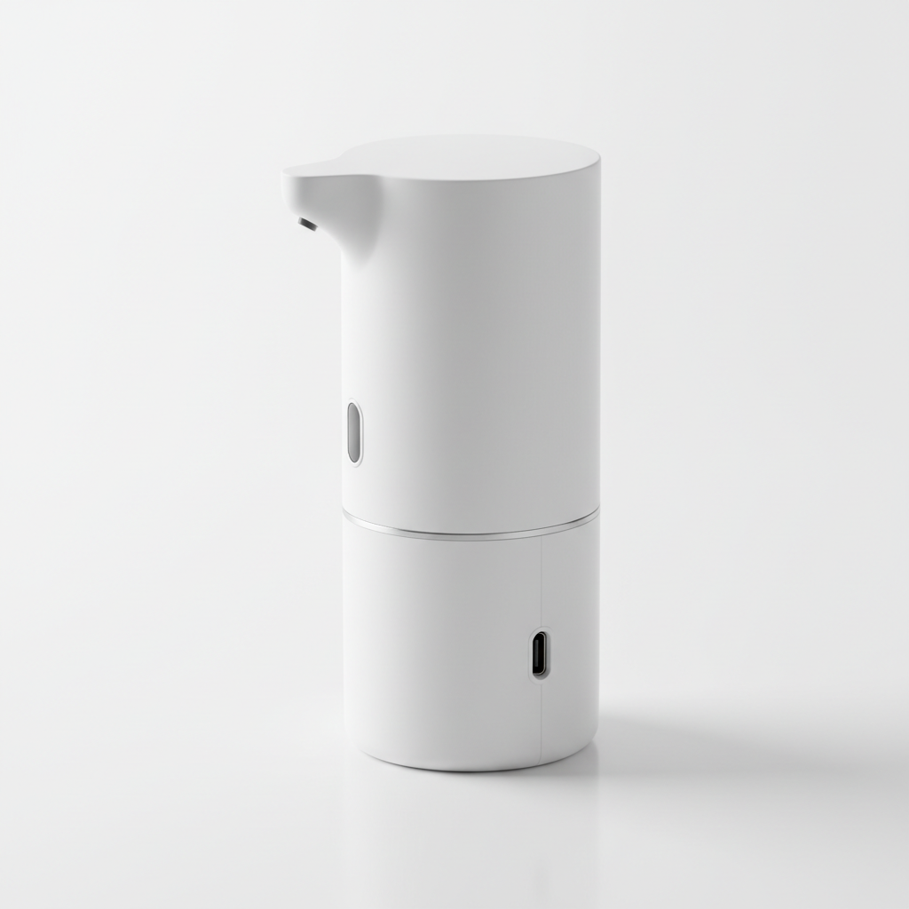 Touchless Automatic Soap Dispenser 45 degree angle detail